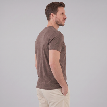 Rundhals-T-Shirt Herren | Weich, Basic
