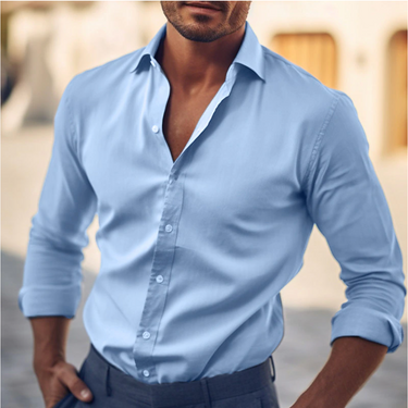 Langarmhemd Herren | Smart Casual, Button-Up