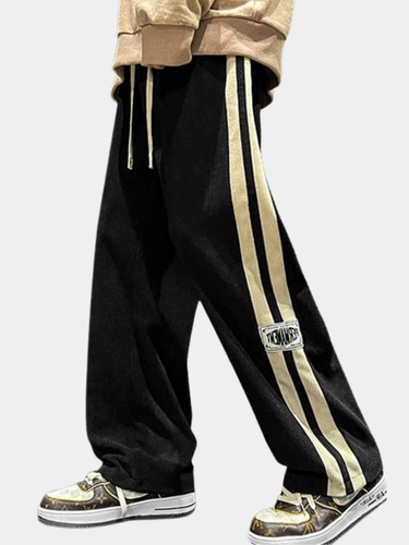 Weite Hose Herren | Kordelzug, Seitenstreifen