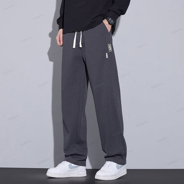 Waffelstrick-Hose Herren | Warm, Elastikbund