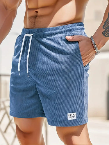 Men's Quick-Dry Swim Shorts in Blue
