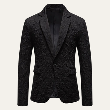 The Ceccano | Blazer Herren, Rosenmuster, Schmal