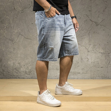 Herren Jeans-Shorts Used-Look | Lässige Destroyed Denim-Shorts