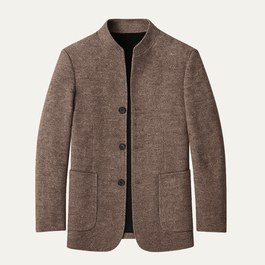 The Alghero | Blazer Herren, Stehkragen, Gefüttert