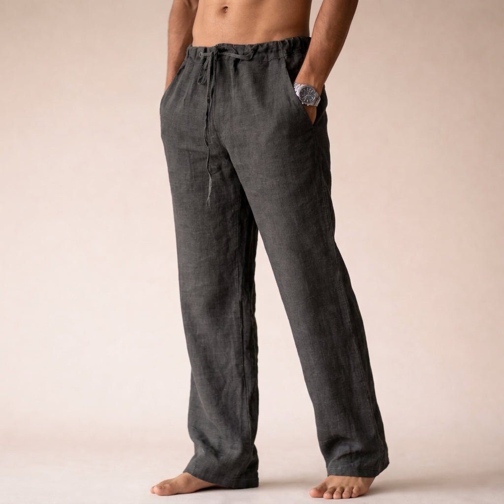 Men's Casual Drawstring Pants | Relaxed Fit Lightweight Trousers