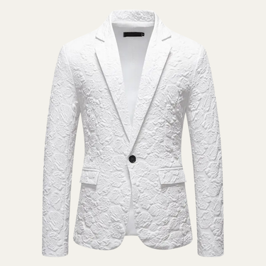 The Ceccano | Blazer Herren, Rosenmuster, Schmal