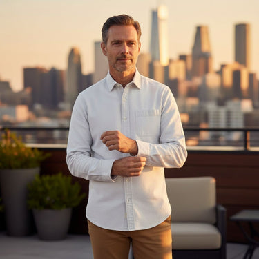 The Boston | Jeanshemd Herren, Entspannte Passform