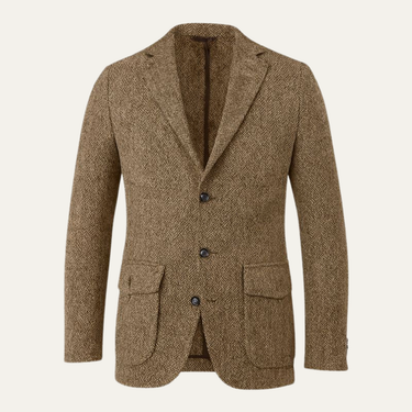The Soveria | Fischgrat-Blazer Herren, Einreihig