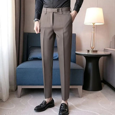 Business-Hose Herren | Schmal, Knöchellang, Elegant