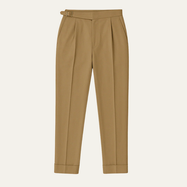 Anzughose Herren | Hoher Bund, Bundfalten, Elegant
