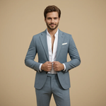 Men's Tailored Two-Piece Suit detail