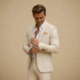 Men's Tailored Two-Piece Suit detail
