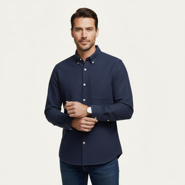 The Boston | Jeanshemd Herren, Entspannte Passform