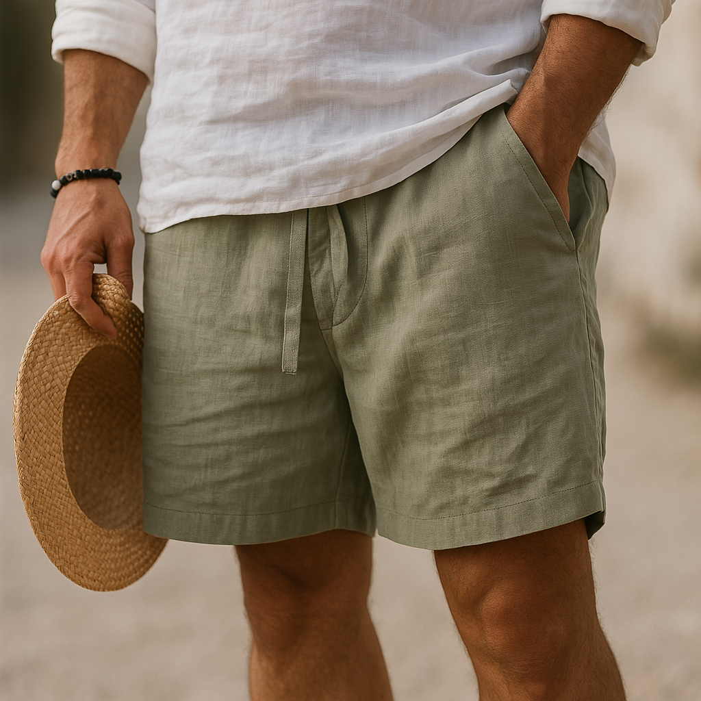 Men's Cotton-Linen Pants | Lightweight Relaxed Summer Trousers