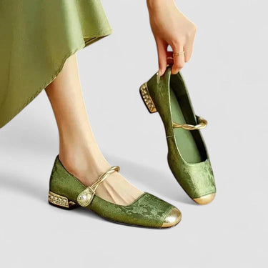 Damen Orthopädische Mary Jane Schuhe mit Arch Support und Niedrigem Absatz 0