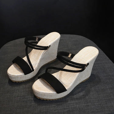 Damen Sandalen – Elegante Keilsandalen für den Sommer, Bequeme Sommerschuhe für jeden Anlass 0