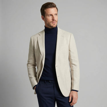 Eleganter Herren-Leinenblazer 10