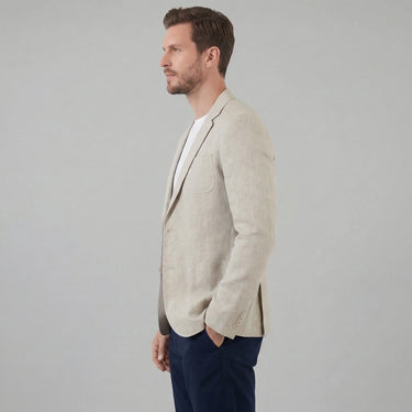 Eleganter Herrenblazer Herren-Leinenblazer 6
