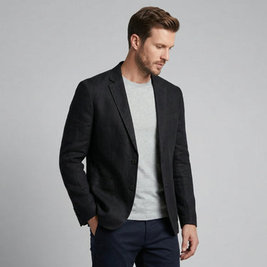 Eleganter Herrenblazer Herren-Leinenblazer 9