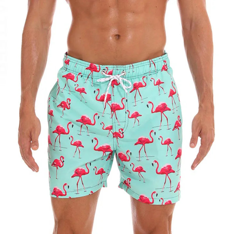 Men's Printed Swim Shorts | Quick-Dry Summer Beach Trunks