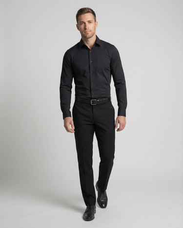 Herren Business Stretch-Hemd | Elegantes Langarm Slim-Fit Hemd
