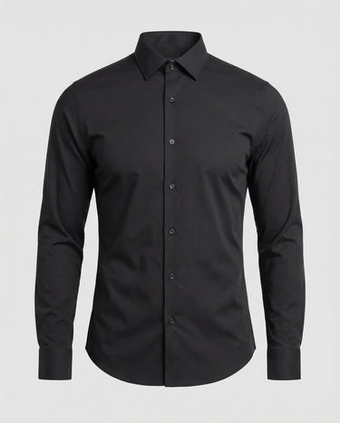 Herren Business Stretch-Hemd | Elegantes Langarm Slim-Fit Hemd