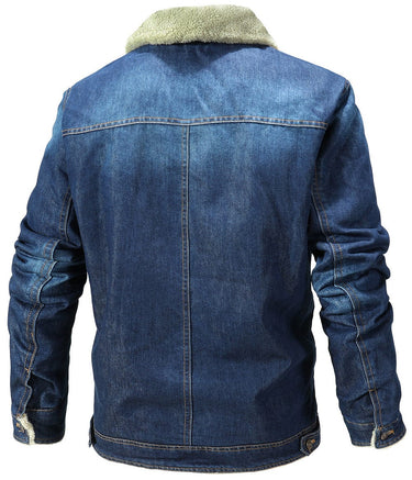 Herren Denimjacke mit Fleecefutter 4