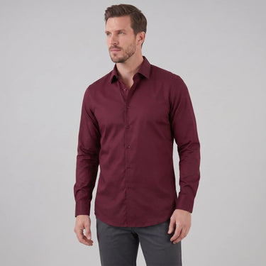 Herren Elegantes Slim-Fit Hemd 11