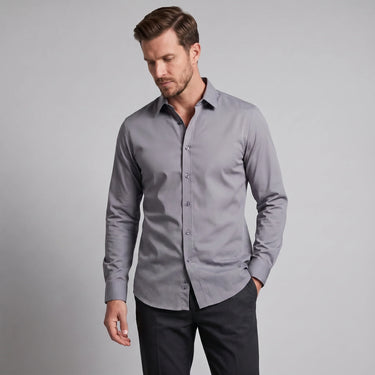 Herren Elegantes Slim-Fit Hemd 16