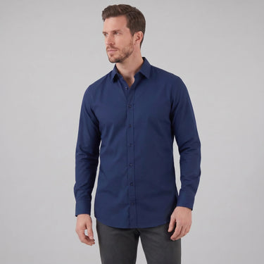 Herren Elegantes Slim-Fit Hemd 17