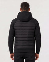 Herren Hybrid-Steppjacke mit Kapuze 1