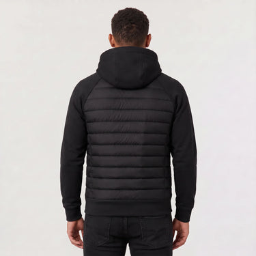 Herren Hybrid-Steppjacke mit Kapuze 1