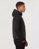 Herren Hybrid-Steppjacke mit Kapuze 2
