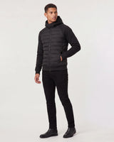 Herren Hybrid-Steppjacke mit Kapuze 3
