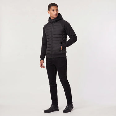 Herren Hybrid-Steppjacke mit Kapuze 3