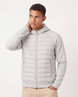 Herren Hybrid-Steppjacke mit Kapuze 5