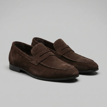Herren Penny Loafer im Suede-Look 1