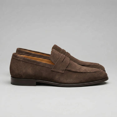 Herren Penny Loafer im Suede-Look 2