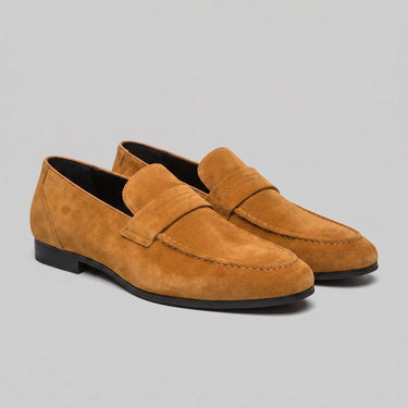 Herren Penny Loafer im Suede-Look 6