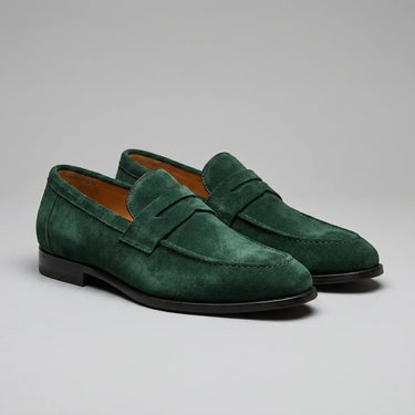 Herren Penny Loafer im Suede-Look 9
