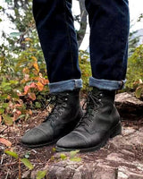 Herren Retro Schnürboots Orthopedic mit wasserdichter Antirutschsohle für sicheren Halt 3