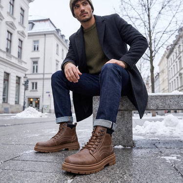 Herren Vintage Schnürstiefeletten 2