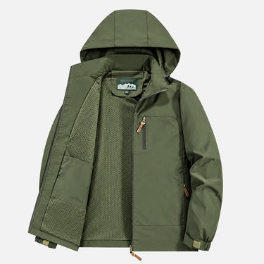 Herren Windjacke mit Kapuze 3