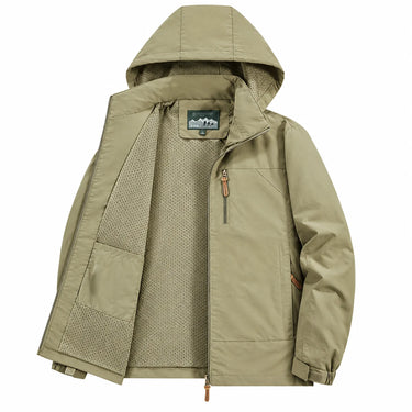 Herren Windjacke mit Kapuze 4