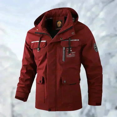 Herren Winterjacke Wasser- und Winddicht 8