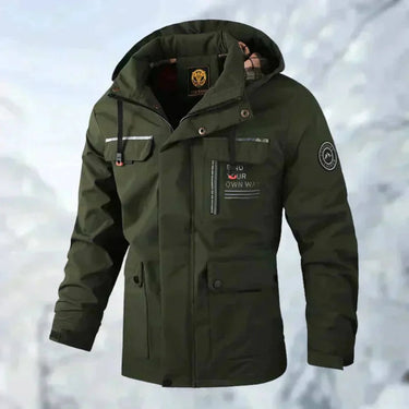 Herren Winterjacke Wasser- und Winddicht 9