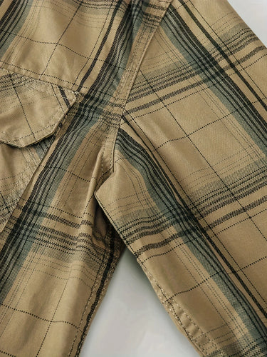 Herrenhemd mit Karomuster – Langarm mit Brusttaschen 6