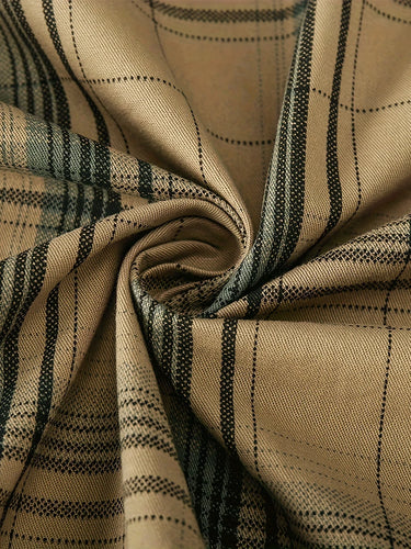 Herrenhemd mit Karomuster – Langarm mit Brusttaschen 7