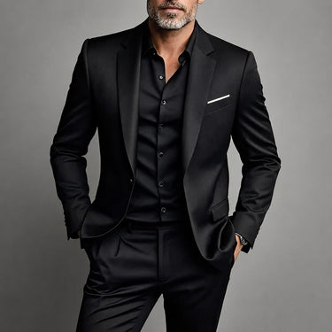 Herren Slim-Fit Anzug-Set | Elegantes Zweiteiliges Business-Set