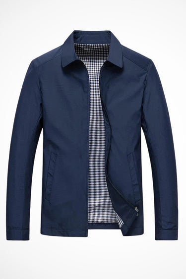 Herren Harrington-Jacke | Klassische Stehkragen Blouson-Jacke